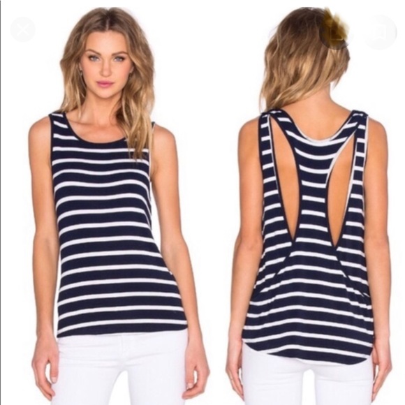 Lovers + Friends Layered Racerback Striped Tank - Picture 1 of 6